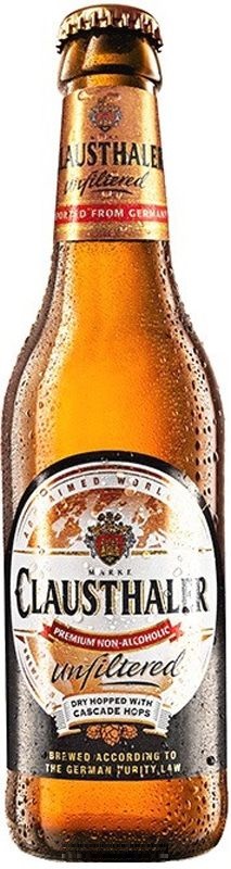 Бестселлер Clausthaler Unfiltered Пиво безалкогольное нефильтрованное светлое, 0,33 л