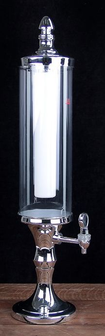 Башня пивная 3 л "Петронас" колба с подсветкой, 2 батарейки, цвет металлик — изображение 3