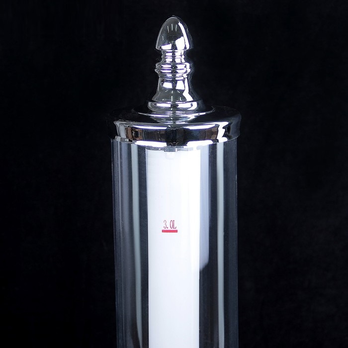 Башня пивная 3 л "Петронас" колба с подсветкой, 2 батарейки, цвет металлик — изображение 4