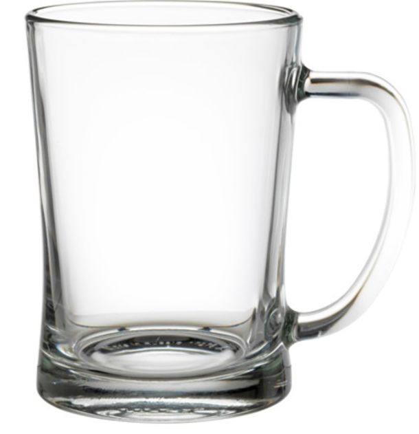 Пивная кружка, прозрачное стекло МЬЁД
