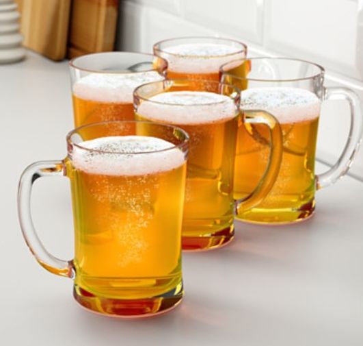 Пивная кружка, прозрачное стекло МЬЁД — изображение 3