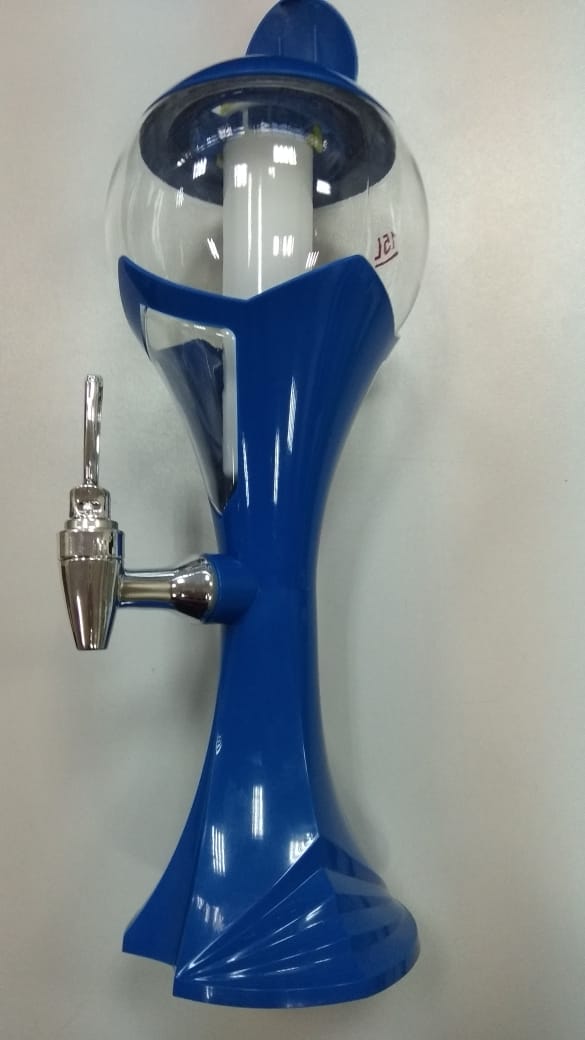 Башня пивная 1,5 л "Шар", цвет синий — изображение 3