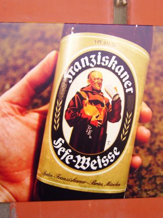Францисканер пиво, плакат-табличка 20х30 см