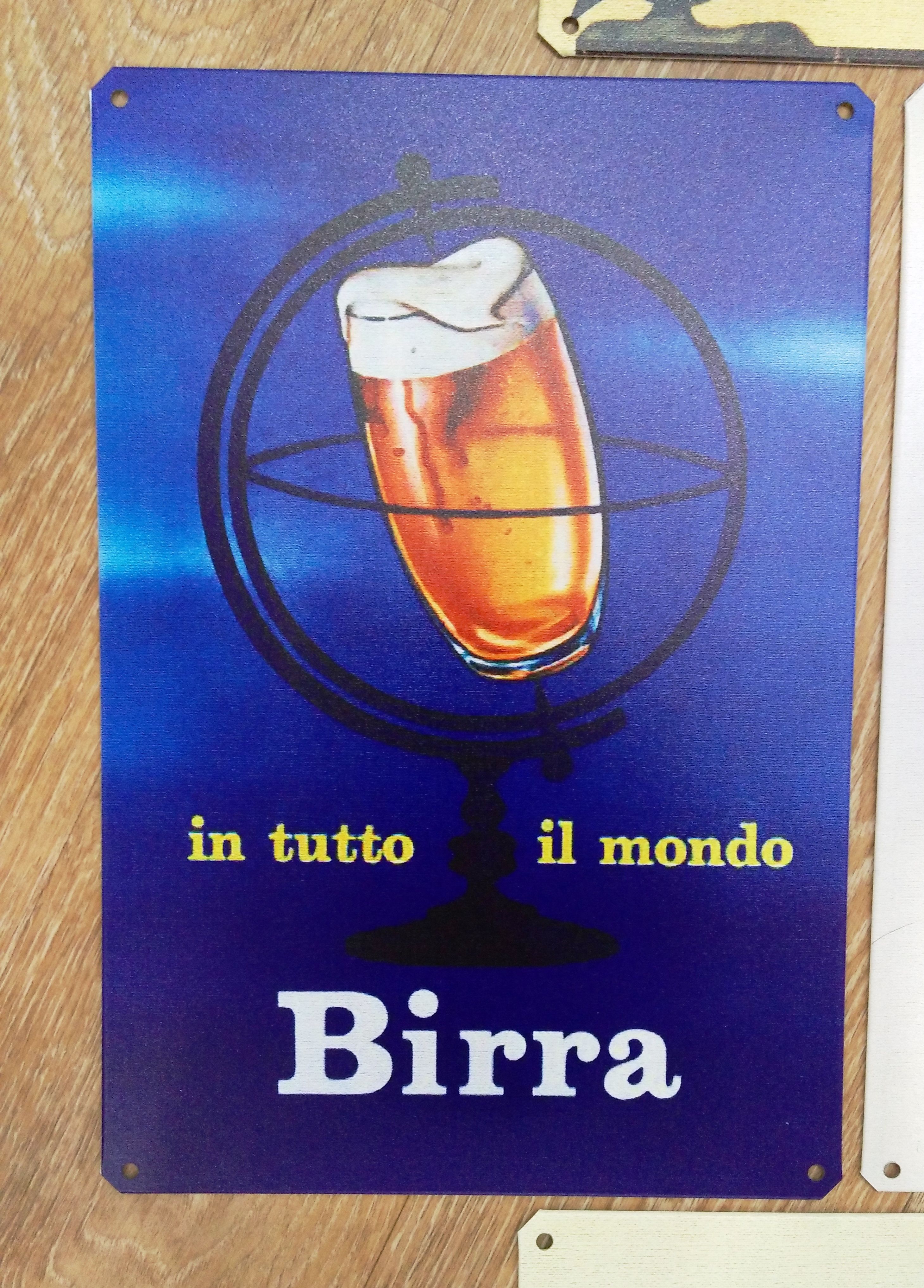 Металлическая табличка 20х30 см