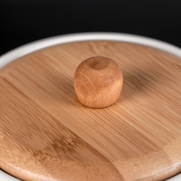 Бочонок с краником 2,5 л "Эстет", на деревянной подставке — изображение 4