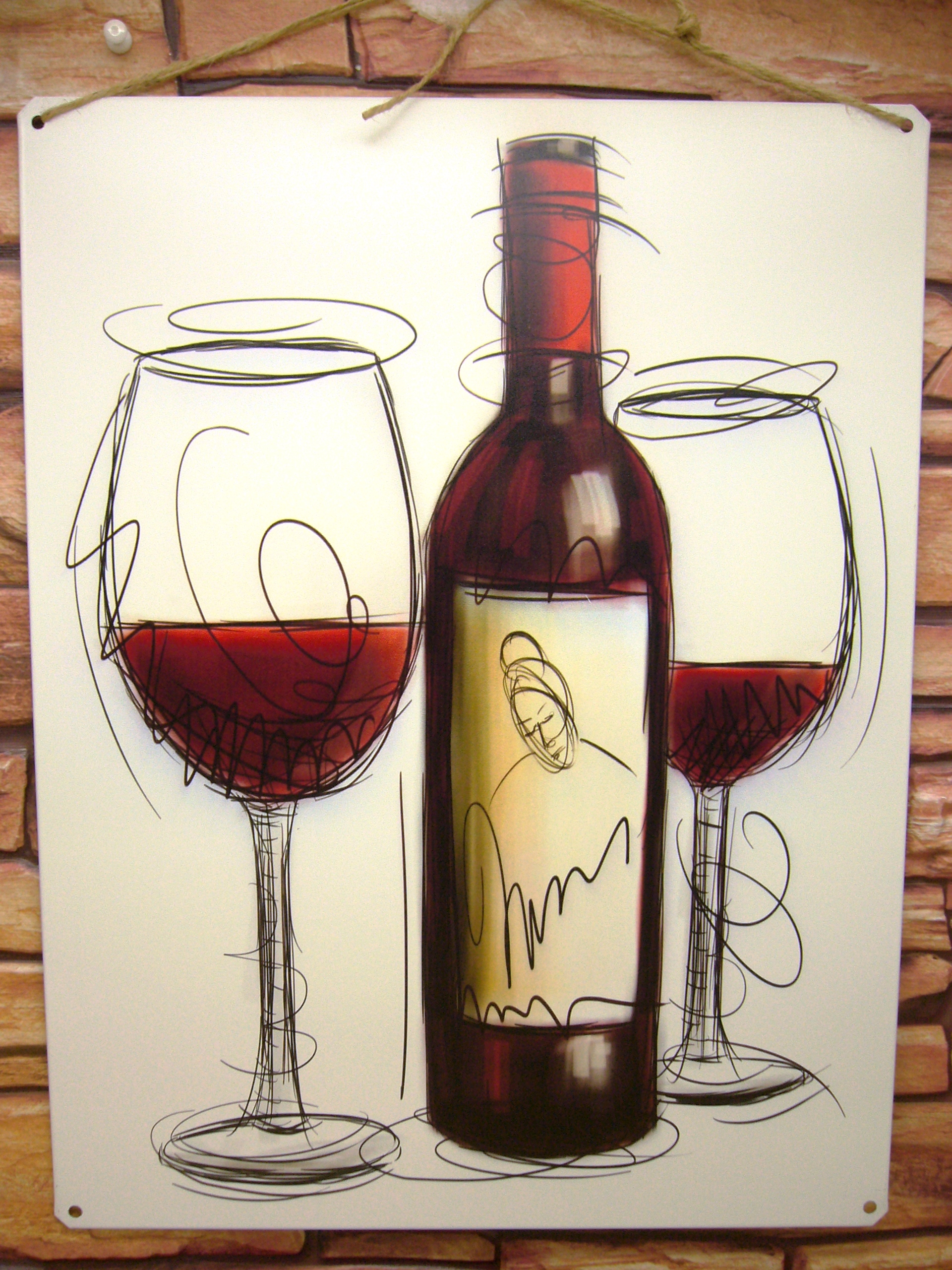 Металлическая табличка 20х30 см