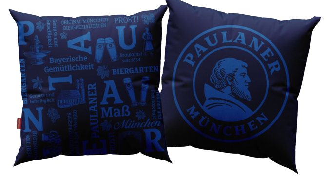 Paulaner Kissen Biergarten