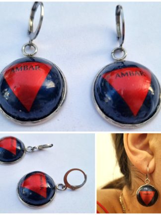 Янтарные экспортные серьги