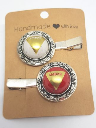 Прозрачные зажимы для вилок Amber Mix