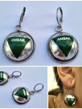 Янтарные серьги Радлер