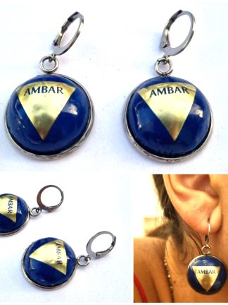 Янтарные серьги SIN