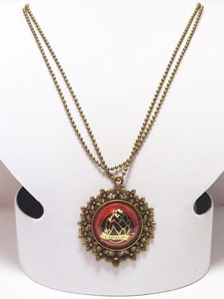 Большое колье с хмелем La Virgen