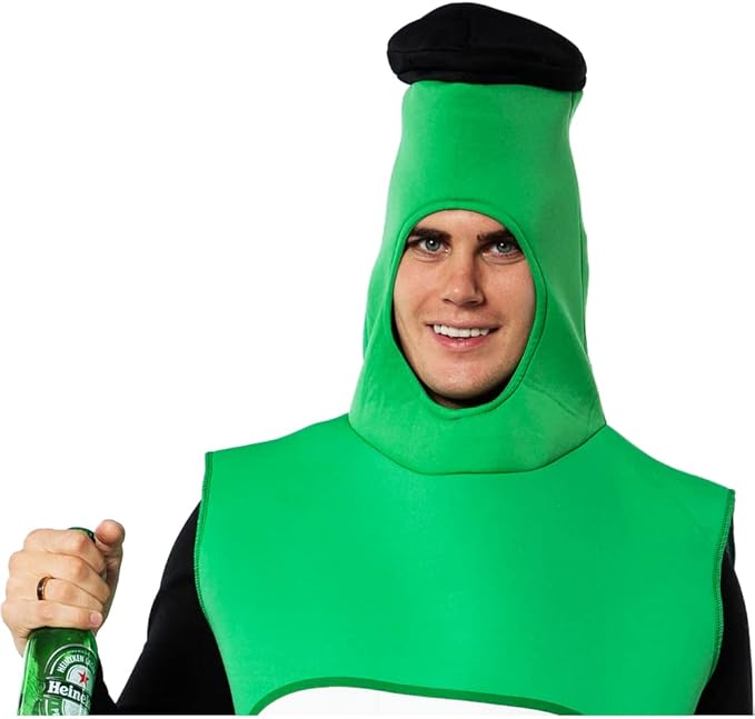 EraSpooky Beer Bottle Costume for Adults Funny Party Outfit Halloween Clothing — изображение 2