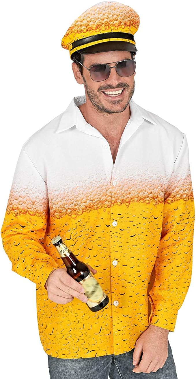 Widmann - Beer Man Costume, Shirt and Hat, Folk Festival, Beer Festival, Theme Party, Carnival
