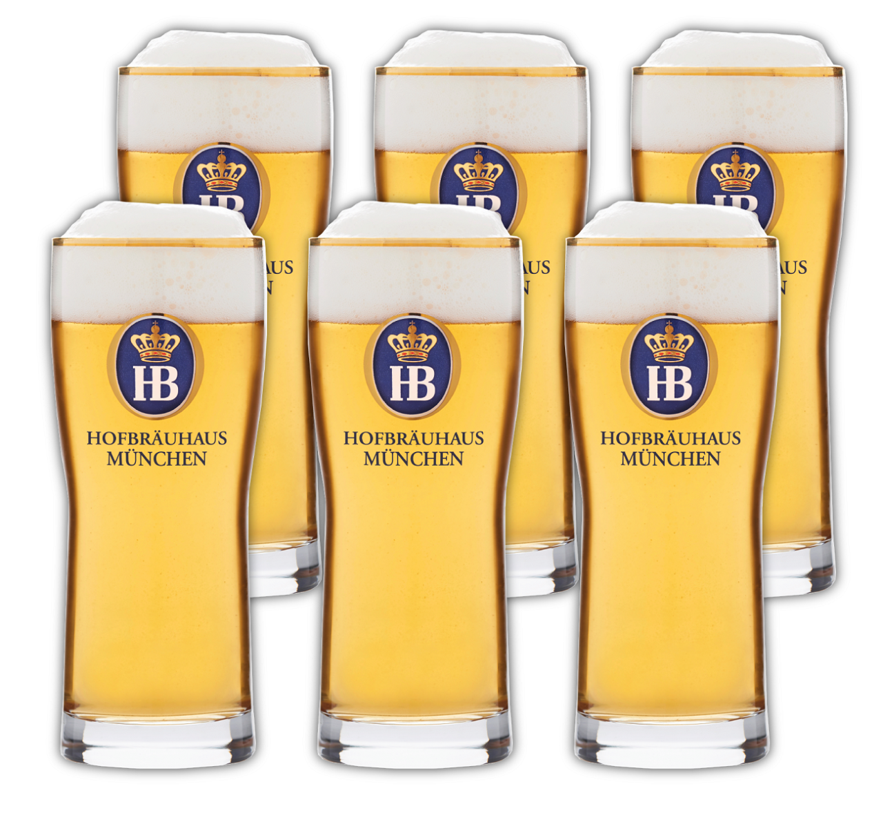Glas-Set 6x 0,3 L Hofbräuhaus Münchenbecher