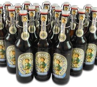 20 Flaschen Allgäuer Büble Bier Bayrisch hell 4,7% vol. a 500ml inclusiv 3.00€ MEHRWEG Pfand Bügelflaschen