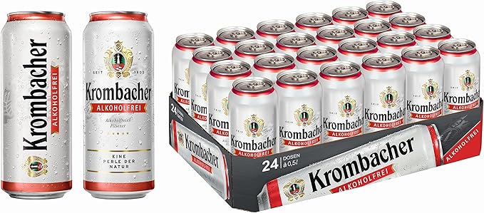 Krombacher Beer Alcohol-Free Disposable (24 x 0.5 L)