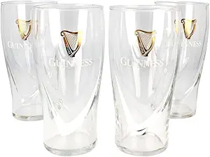 Guinness Draught Pint Glass 20oz (Pack of 4)