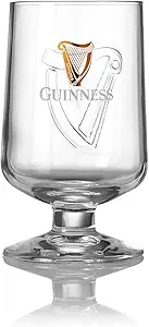 Guinness Embossed Stem Glass | Drinking Beer tumbler Beer Elegant Glass | Branded Beer Glasses for Irish beer
