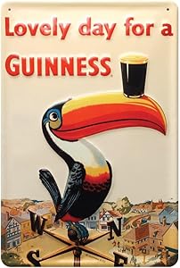 Guinness Toucan Weathervane Metal Sign