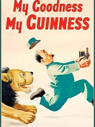 buyartforless Guinness Beer My Goodness My Guinness by Gilroy 24x16 Advertising Art Print Poster Irish Stout Brew