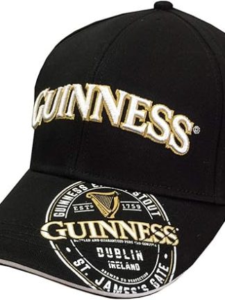 Guinness Men's Baseball Cap,Black,One Size