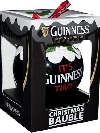 Guinness Christmas Holiday Pudding Bauble Festive Tree Decoration