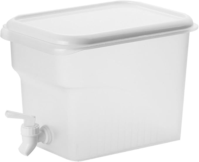 3L Drinks Dispenser from Tap, Capacity, Cold Water, Ice, Milk, Beer Daily Outdoor Party Drinking Water with Lid for Cold Drinks Fruit Teapot, Summer Party