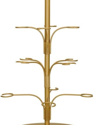 Artesà Stainless Steel Serving Tree for Cocktail and Nibbles in Gift Box, Black, 34 x 34 x 54 cm