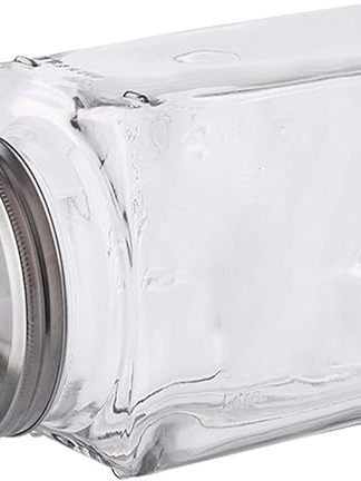 INPETS 3L Glass Beverage Dispenser with Faucet Glassware for Water, Juice, Beer, Wine, Liquor, Kombucha Ice Wine and Best Cold Drinks, Fridge