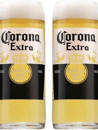 Corona Beer Glass, Set of 2
