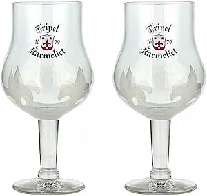 Tripel Karmeliet Beer Glasses Beer Goblet 33cl (Set of 2)