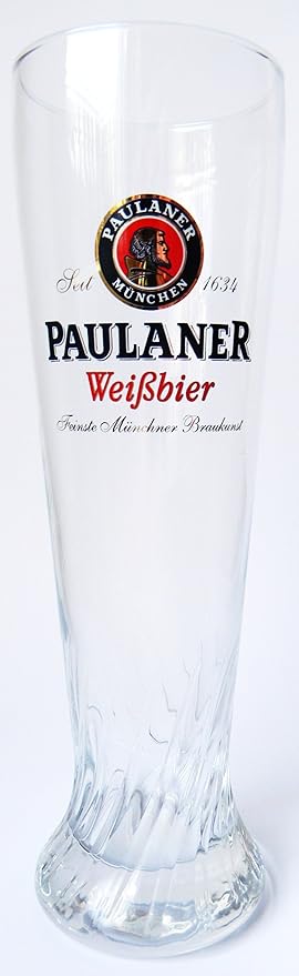 PAULANER Beer Glasses Set of 6 0.5 Litres Wheat Beer