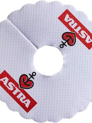 ASTRA Beer Drip Doilies Beer Glass Pilsdeckchen Pils Collar Foam Catcher Paper Bib Cuff Rosettes Dripper Drip Mats Counter Bar Glasses Party Cellar Decoration Beer Collar Pack of 1000