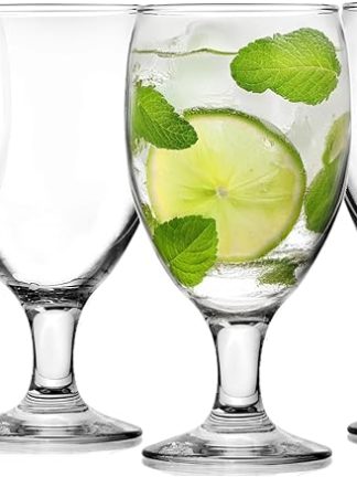 Glasmark KROSNO 1992 Beer Glasses Beer Tulips Set of 4 500 ml Pils Beer Glass Stout Glasses for Beer Coctail Cocktail Glasses Dishwasher Safe