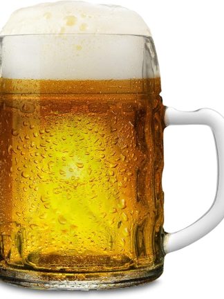 Stölzle Lausitz Kaiser Beer Mugs / Set of 6 Beer Mugs 0.5 Litres / Sturdy Beer Mugs / Beer Glasses 0.5 Litres Made of Soda Lime Glass / Beer Mug 0.5 Litres Dishwasher Safe