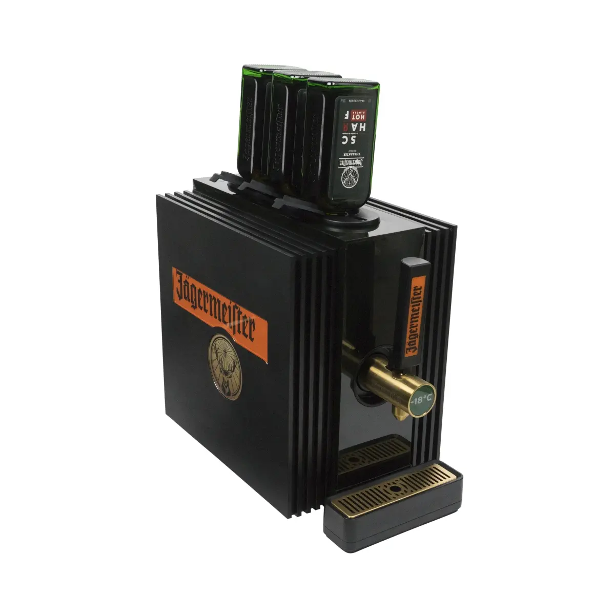 Jägermeister Dispenser LED 3 Bottle Bottle Tap Shot Machine Tap Dispenser JEMEU