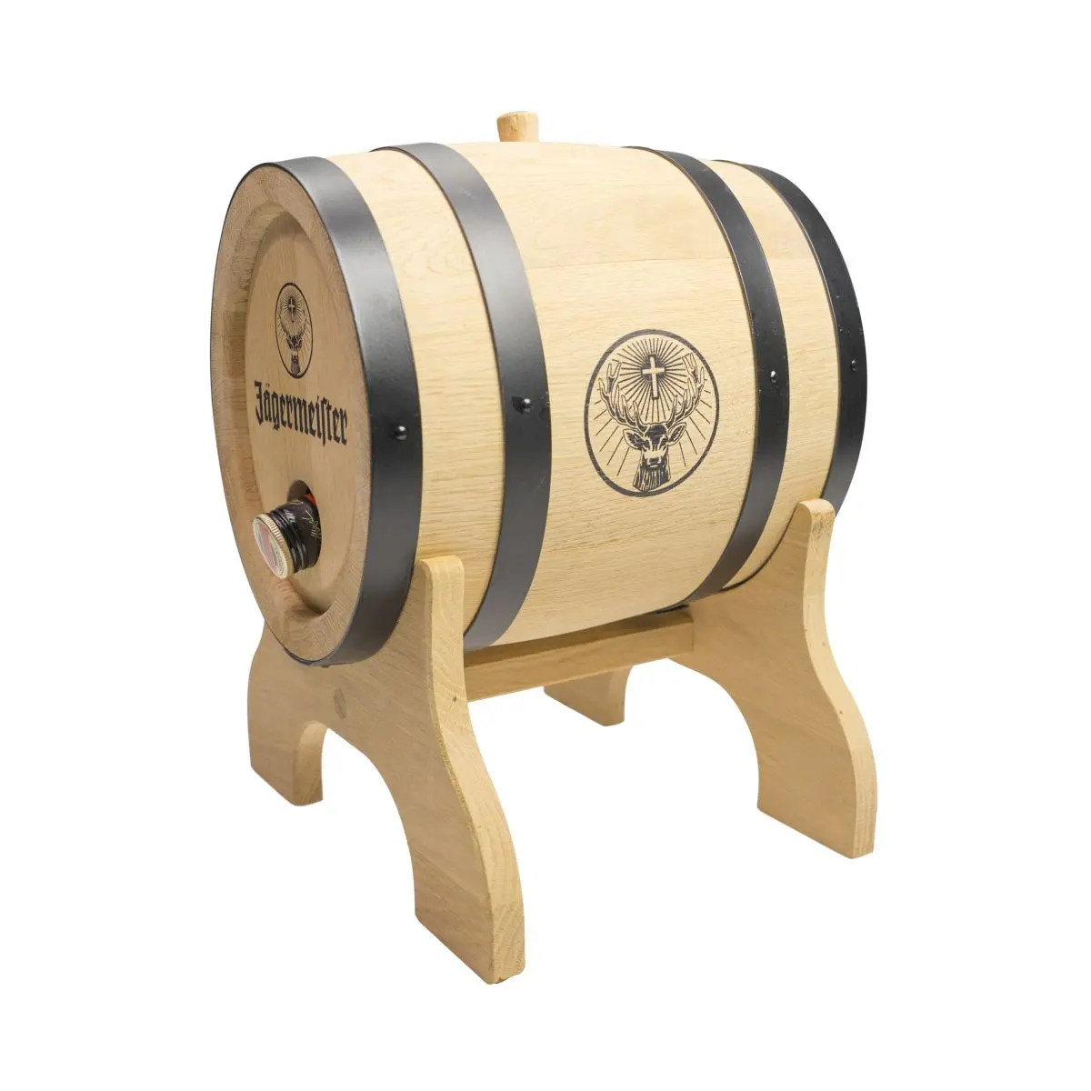 Jägermeister Wooden Barrel Pourer Tap Machine Dispenser Shots Short