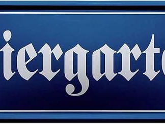 Жестяная табличка «Пивной сад» — Объявление о пиве — Ретро декоративный пивной погреб, паб, кухня, бар, мастерская, паб, магазин, пивоварня, паб — Подарок для любителей пива — 28 x 12 см