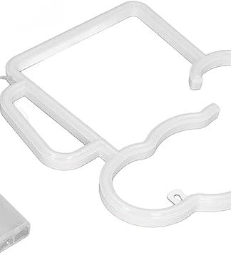 Неоновая вывеска FTVOGUE с изображением пива, водонепроницаемая, работает от USB, легко вешается на стену, бело-желтая, на батарейках, подходит для бара, ресторана, вечеринки, ABS, 8,7 x 8,7 дюймов.