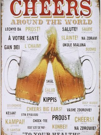 Металлическая табличка в стиле ретро 20 x 30 см, ретро-табличка с надписью «Пиво», забавные таблички с надписями для украшения бара, вечеринки, ретро-металлическая табличка, винтажная металлическая табличка, винтажная табличка для бара, клуба, паба.