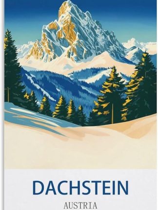 EPXZNM Винтажная металлическая жестяная табличка, Дахштайн, Австрия, туристический постер, забавные пивные таблички, металлическая настенная табличка, ретро, ​​для мужской комнаты, дома, винтажный декор, 20 x 30 см