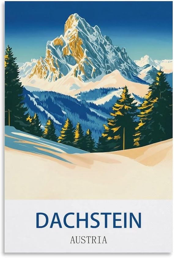 EPXZNM Винтажная металлическая жестяная табличка, Дахштайн, Австрия, туристический постер, забавные пивные таблички, металлическая настенная табличка, ретро, для мужской комнаты, дома, винтажный декор, 20 x 30 см