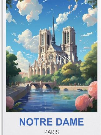 EPXZNM Винтажная металлическая жестяная табличка, постер Нотр-Дам, Париж, забавные пивные таблички, металлическая настенная табличка, ретро, ​​для мужской комнаты, дома, винтажный декор, 30 x 30 см