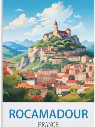 EPXZNM Винтажная металлическая жестяная табличка Рокамадур, Франция, постер, забавные пивные вывески, металлическая настенная вывеска, ретро, ​​для мужской комнаты, дома, винтажный декор, 20 x 30 см