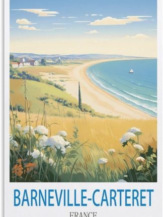 EPXZNM Винтажная металлическая жестяная табличка, Барневиль Картерет, Франция, туристический постер, забавные пивные таблички, металлическая настенная табличка, ретро, ​​для мужской комнаты, дома, винтажный декор, 30 x 30 см