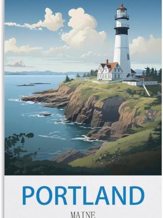 EPXZNM Винтажная металлическая жестяная вывеска, постер Портленда, штат Мэн, забавные пивные вывески, металлическая настенная вывеска, ретро, ​​для мужской комнаты, дома, винтажный декор, 30 x 30 см