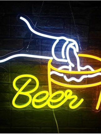 Неоновые вывески в спальне, неоновые пивные вывески, красочное украшение стен для домашнего бара, кухни в отеле, дня рождения.