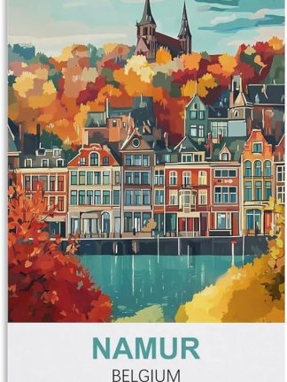 EPXZNM Винтажная металлическая жестяная вывеска, Намюр, Бельгия, постер, забавные пивные вывески, металлическая настенная вывеска, ретро, ​​для мужской комнаты, дома, винтажный декор, 30 x 30 см