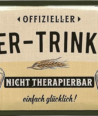 Ретро жестяная табличка «Пиво» – официальное украшение для пивного погреба, винтажное украшение для бара, 20 x 30 см.